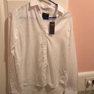 Abercrombie and Fitch white button up